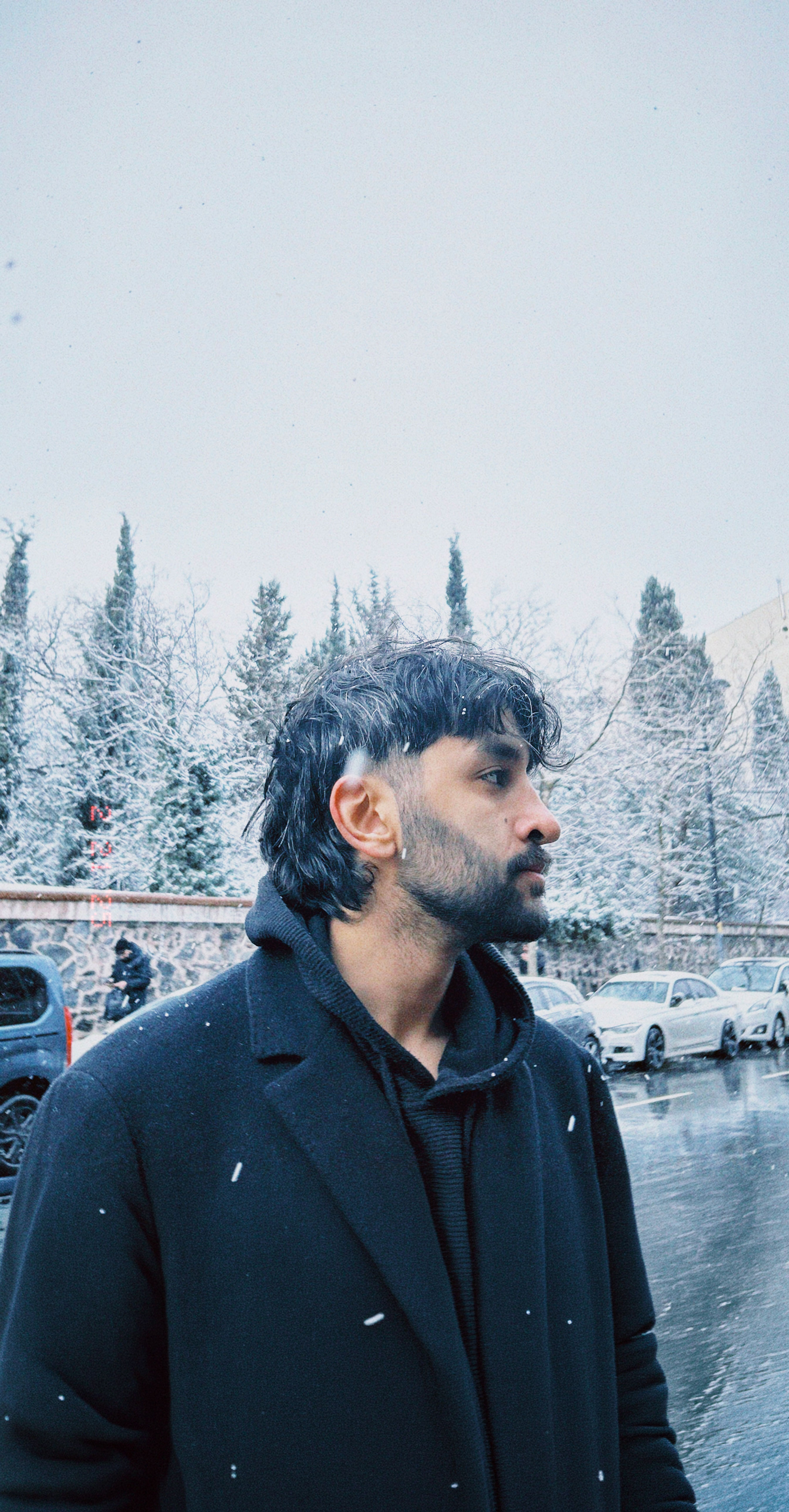 Ekim Kuzucu in the snow